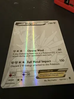 Pokemon Dialga EX Full Art Holo Secret Rare XY Phantom Forces 122/119 2014 - Image 4