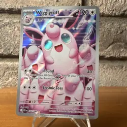 Pokemon TCG Wigglytuff Illustration Rare Holo Me02: Phantasmal Flames 105/094 - Image 1