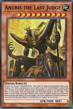 Yugioh! - Anubis the Last Judge - MZTM-EN003 - Ultra R - Maze of the M. - 1st Ed - Image 1