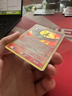 HO-OH 10/132 Secret Wonders SWIRL HOLO rare Pokemon TCG card - Image 2