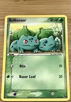 Pokemon Card, Bulbasaur 12/17, POP Series 2, Pokemon TCG - Image 1