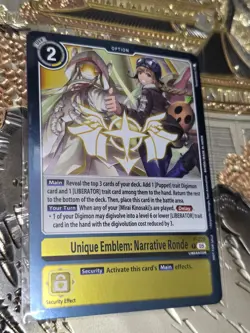 Digimon Card Game Unique Emblem: Narrative Ronde Dawn of Liberator P-229 - Image 1