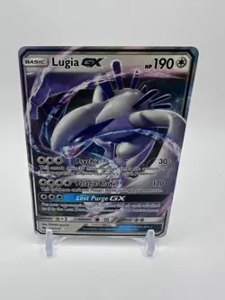 Lugia GX 190 HP Ultra Rare Full Art Holo 159/214 Lost Thunder Pokemon Card NM - Image 1