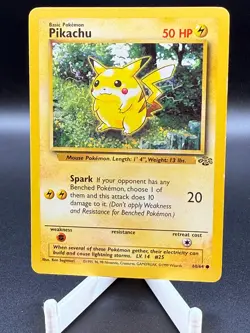 Pikachu 60/64 Jungle 1999 Pokemon TCG Card LP - Image 1