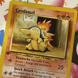 Cyndaquil Neo Genesis Set 1st Edition 57/111 Common Pokemon Card - Image 3