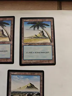 MTG Mirage Basic Land lot, 5 cards - all NM to LP - Image 4