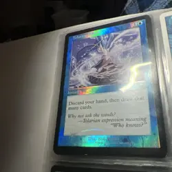 Tolarian Winds 7th Edition Foil never played near mint. Beautiful card - Image 3