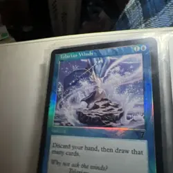 Tolarian Winds 7th Edition Foil never played near mint. Beautiful card - Image 4