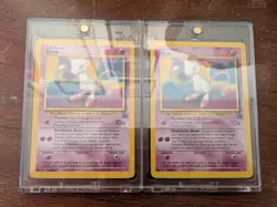 2x Mew Black Star Promo #8 Pokemon Card TCG Heavily Played Condition One Touch - Image 1