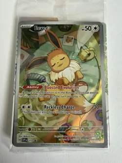 Eevee SVP173 Sealed Prismatic Evolutions ETB Promo Pokemon Card - Image 1
