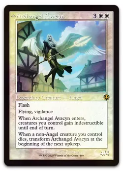 Archangel Avacyn (Retro Frame) #449 (Foil) NM Innistrad Remastered INR Magic MTG - Image 1