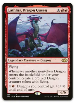 Lathliss, Dragon Queen #566 (NM) Jumpstart 2022 J22 Magic MTG - Image 1