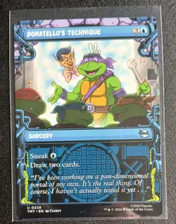 MTG Donatello's Technique (Showcase), NM/Unplayed, TMNT - Image 1