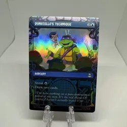 Donatello’s Technique Showcase Foil Teenage Mutant Ninja Turtles TMNT TMT MTG - Image 1