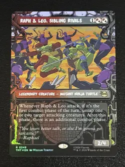 MTG Teenage Mutant Ninja Turtles Raph & Leo, Sibling Rivals Showcase Foil 0249 - Image 1