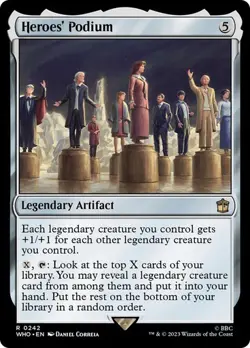 MTG - Heroes' Podium - Doctor Who - Magic the Gathering - Image 1