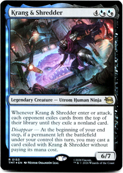 Krang & Shredder (FOIL) - [Teenage Mutant Ninja Turtles] MTG TMT 0153 - Image 2