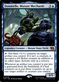 Donatello, Mutant Mechanic M Teenage Mutant Ninja Turtles 36 NM - Image 1