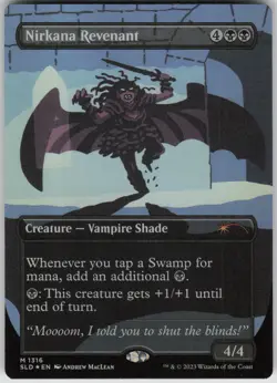 MTG Nirkana Revenant Rainbow Foil Foil NM Secret Lair Drop Series Magic 1316 - Image 1