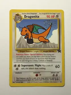 Pokemon TCG Dragonite 5 Promo Wizards Black Star Promos LP - Image 1