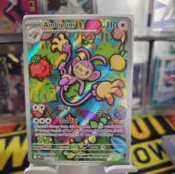 Ambipom 107/094 Pokemon Me02: Phantasmal Flames Illustration Rare - Image 1