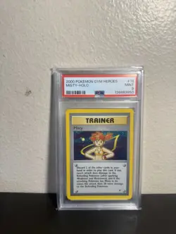 Pokemon Misty 018/132 Gym Heroes Holo PSA 9 - Image 1