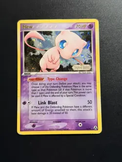 Pokemon Mew 10/92 Reverse Holo Rare Stamped Legend Maker with HP - Image 1