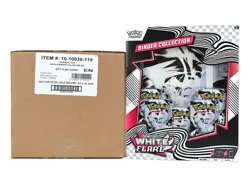 POKEMON SCARLET & VIOLET: WHITE FLARE BINDER COLLECTION 6-BOX CASE - Image 1