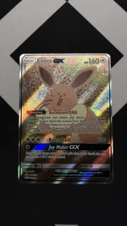 Pokemon TCG Eevee GX Promo Holo SM233 English Full Art GX (MINT) Ultra Rare - Image 1