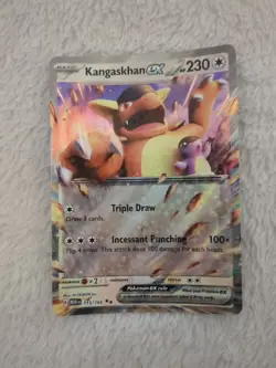 Kangaskhan ex 115/165 Pokemon 151 Holo Double Rare Trading Card Near Mint - Image 1