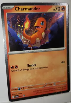Pokemon Charmander Fart Swirl 🌀 Cosmo Holo 047 Black Star Promo Rare 151 Promo - Image 1