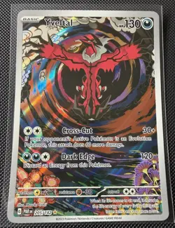 Pokemon Yveltal 205/182 SV04: Paradox Rift Illustration Rare Full Art - Image 1