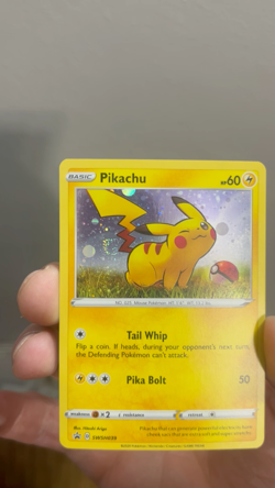 2020 POKEMON BLACK STAR PROMO SWSH039 PIKACHU *** FART SWIRL *** - NEAR MINT - Image 2