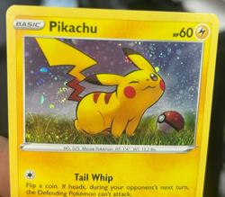 2020 POKEMON BLACK STAR PROMO SWSH039 PIKACHU *** FART SWIRL *** - NEAR MINT - Image 3
