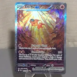 Pokemon Chi-Yu ex Special Illustration Rare Full Art Paldea Evolved 259/193 190… - Image 1