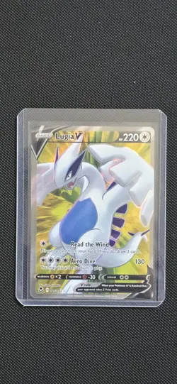 Pokemon TCG - Lugia V 185/195 Silver Tempest - Ultra Rare Full Art Holo - NM - Image 1