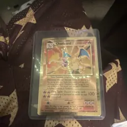 Pokemon Charizard Metal Promo Holo Card 004/102 Miscellaneous Cards & Products - Image 1