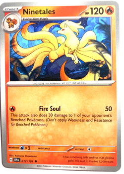 Pokemon NineTales! + FREE extra Rare card! - Image 1