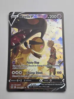 Mawile V TG17/TG30 Silver Tempest Trainer Gallery NM Full Art Pokemon Card - Image 1