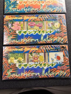4x Sealed Japanese Southern Islands Set Tropical Island Pokemon TCG Vintage Rare - Image 3
