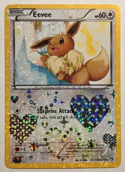 Pokemon Eevee RC14/RC25 Legendary Treasures: Radiant Collection Holo - Image 1