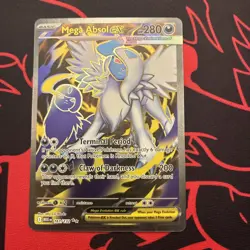 Pokemon TCG Mega Absol EX #161/132 Full Art Mega Evolutions - Image 1