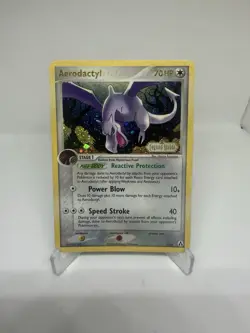 Pokemon TCG Aerodactyl 1/92 Reverse Holo Rare Legend Maker - Image 1
