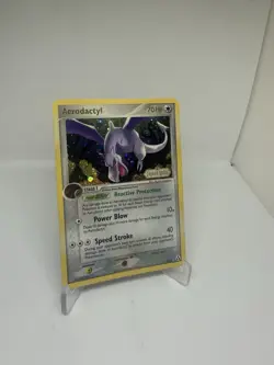 Pokemon TCG Aerodactyl 1/92 Reverse Holo Rare Legend Maker - Image 3