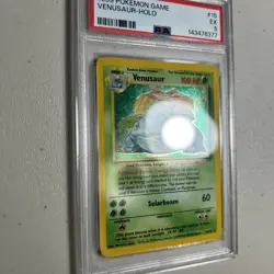 1999 Pokemon TCG Venusaur Holo Base Set Unlimited 15/102 PSA 5 - Image 4
