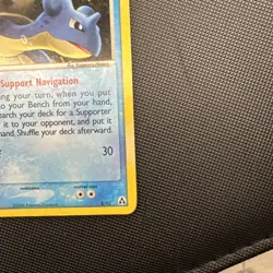 2006 Pokemon EX Legend Maker Lapras Reverse Holo #8/92 - Image 4