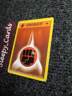 Fighting Energy 97/102 1st Edition Base Set Shadowless 1999 Pokemon NM - Image 2