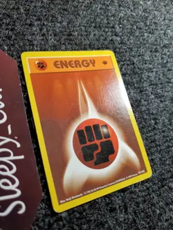 Fighting Energy 97/102 1st Edition Base Set Shadowless 1999 Pokemon NM - Image 3