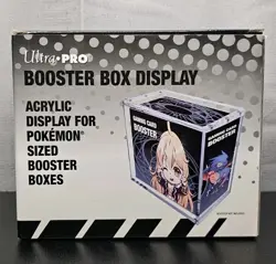 Booster Box Display Acrylic for Pokemon-Sized Booster Boxes Ultra PRO New - Image 1