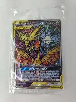 Moltres & Zapdos & Articuno GX SM210 Hidden Fates Sealed Black Star Promo SEALED - Image 1
